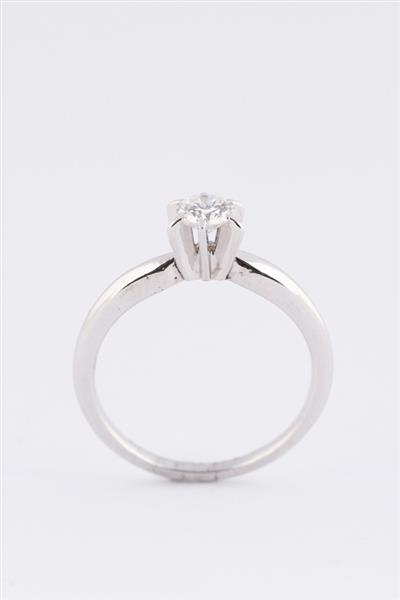 Grote foto wit gouden ring met een briljant van ca. 0.36 ct. sieraden tassen en uiterlijk ringen voor haar