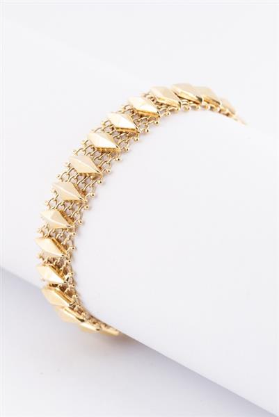 Grote foto gouden schakel armband met filigrain sieraden tassen en uiterlijk armbanden voor haar