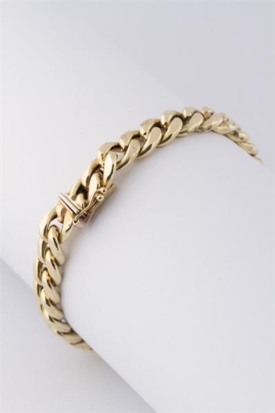 Grote foto gouden gourmet schakel armband sieraden tassen en uiterlijk armbanden voor haar