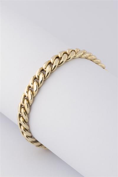 Grote foto gouden gourmet schakel armband sieraden tassen en uiterlijk armbanden voor haar