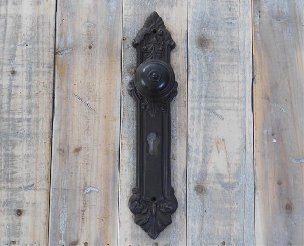 Grote foto halve set deurknop belli 1 lange deurplaat antiek pz van antieke ijzeren doe het zelf en verbouw materialen en producten