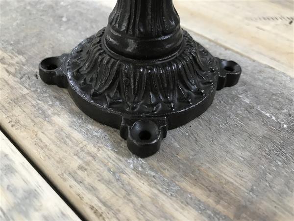 Grote foto deurknop pinto rozet antiek ijzer donkerbruin doe het zelf en verbouw materialen en producten