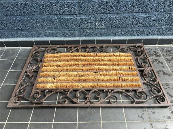 Grote foto stevige deurmat kokos borstelharen. tuin en terras overige tuin en terras