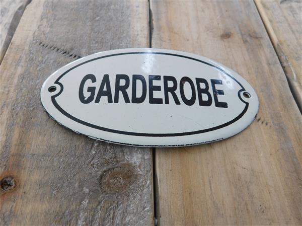 Grote foto bordje emaille garderobe voor op de deur. doe het zelf en verbouw materialen en producten