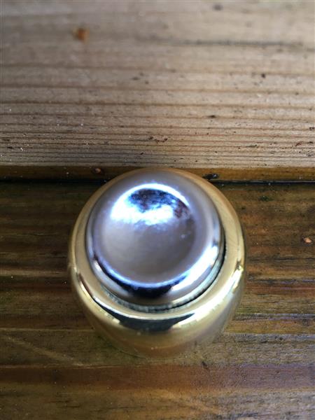 Grote foto magnetische deur poort houder messing glans. doe het zelf en verbouw materialen en producten