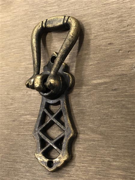 Grote foto vintage laden kastdeur handvat brass messing. doe het zelf en verbouw materialen en producten