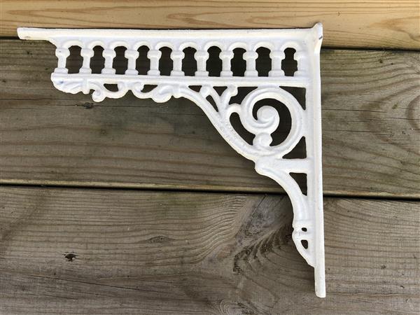 Grote foto 1 antieke strakke hanger gietijzer old white rust. tuin en terras tuindecoratie