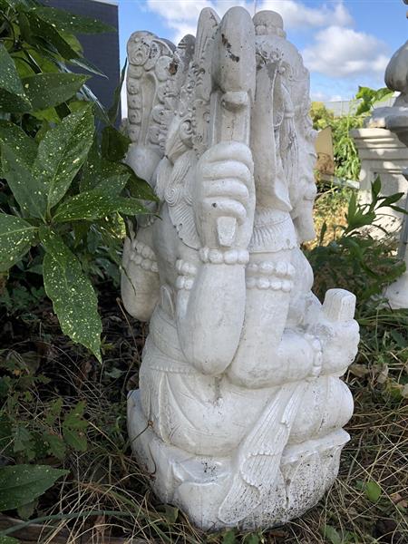 Grote foto beeld ganesha 2 een hindoestaanse god vol stenen beeld tuin en terras tuindecoratie