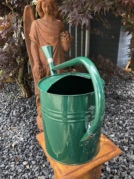 Grote foto tuin gieter klassiek metaal groen 7.5 liter prachtig huis en inrichting woningdecoratie