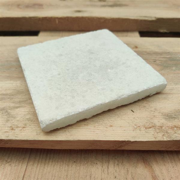 Grote foto steenbok hardsteen wit getrommeld 10x10cm doe het zelf en verbouw tegels