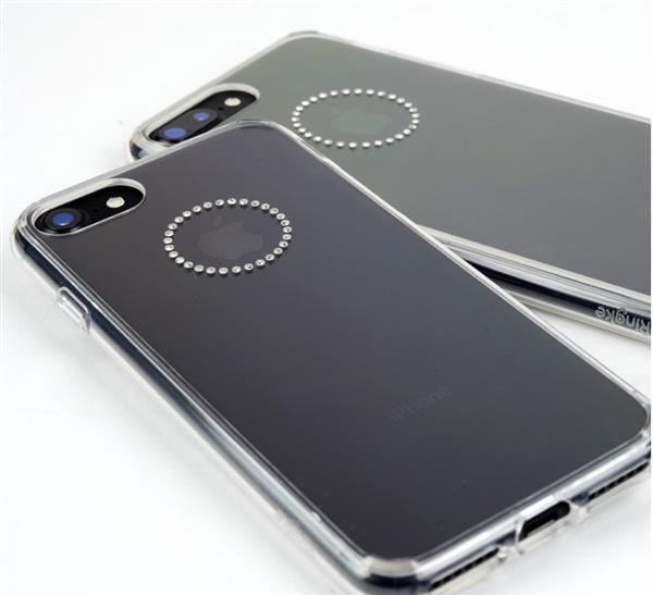 Grote foto iphone 7 rearth noble swarovski ringke fusion handcrafted diamanten case ring telecommunicatie mobieltjes