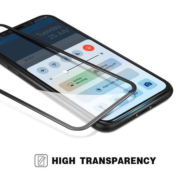 Grote foto drphone iphone x 3d pet full coverage flexibele anti shock glass screen protector tot aan de randen telecommunicatie mobieltjes