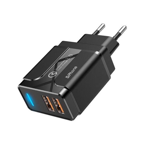 Grote foto drphone halo3 18w dubbele qualcom 3.0 quick charge thuislader adapter snel lader fast charge telecommunicatie opladers en autoladers