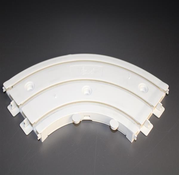 Grote foto gordijnrail kunststof hoek 3 rij 90 graden huis en inrichting gordijnen en lamellen