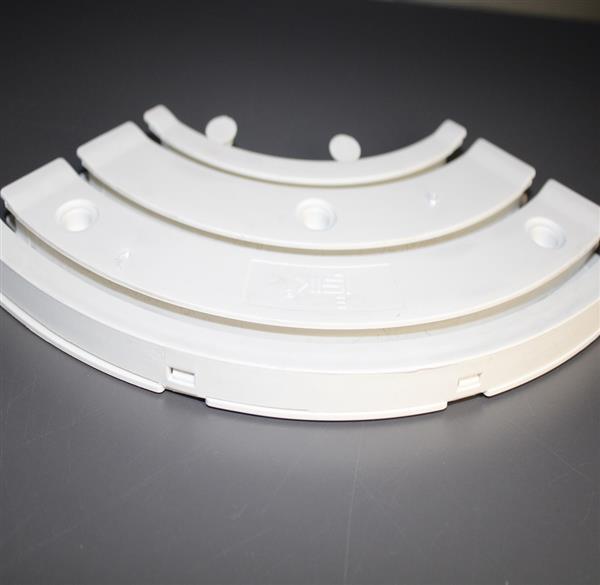 Grote foto gordijnrail kunststof hoek 3 rij 90 graden huis en inrichting gordijnen en lamellen