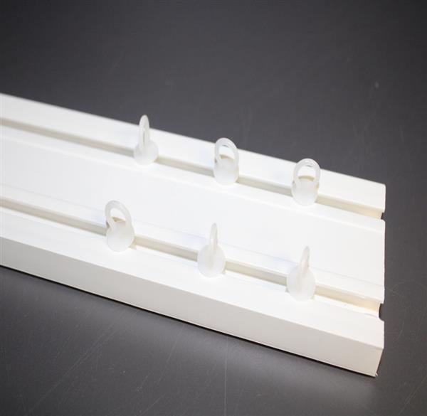 Grote foto gordijnrails kunststof twee rij huis en inrichting gordijnen en lamellen