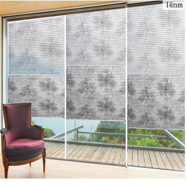 Grote foto dubbel stof pliss 14 mm bright serie huis en inrichting gordijnen en lamellen