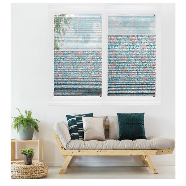 Grote foto dubbel stof pliss 20 mm poppy serie huis en inrichting gordijnen en lamellen