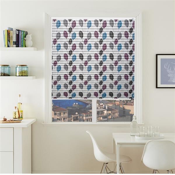 Grote foto pliss 20 mm mahogany serie huis en inrichting gordijnen en lamellen