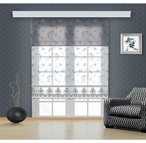 Grote foto dubbel rolgordijn erk ys serie huis en inrichting gordijnen en lamellen