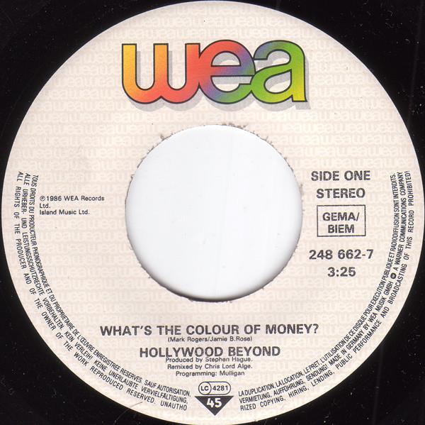 Grote foto hollywood beyond what the colour of money muziek en instrumenten platen elpees singles