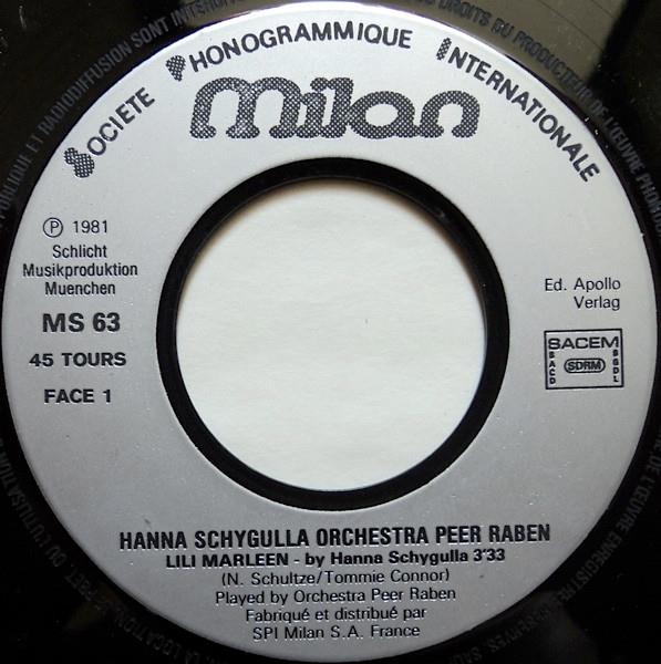 Grote foto hanna schygulla orchester peer raben bande originale du film lili marleen muziek en instrumenten platen elpees singles