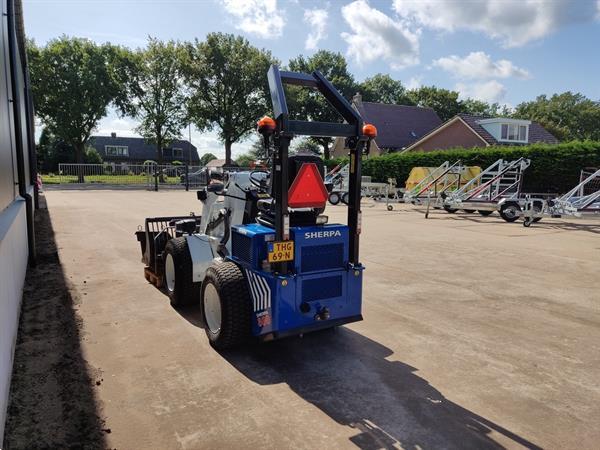 Grote foto sherpa 300 miniloader shovel met veel aanbouwdelen agrarisch shovels