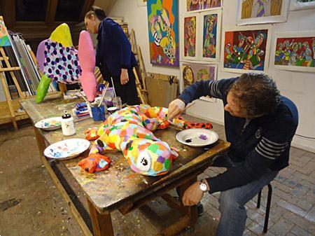 Grote foto cursus papier mache beelden maken in wageningen diensten en vakmensen cursussen en workshops