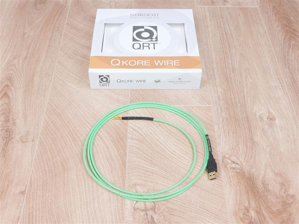 Grote foto qrt quantum qkore wire audio ground cable usb type a banana connector 2 0 metre by nordost new audio tv en foto algemeen