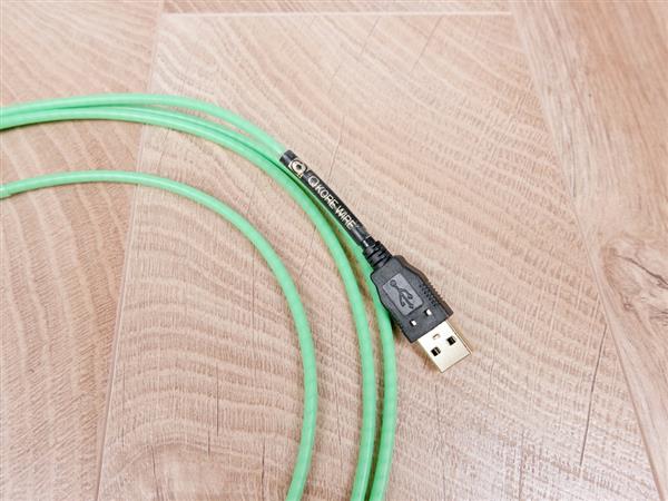 Grote foto qrt quantum qkore wire audio ground cable usb type a banana connector 2 0 metre by nordost new audio tv en foto algemeen