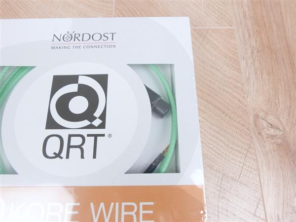 Grote foto qrt quantum qkore wire audio ground cable xlr female banana connector 2 0 metre by nordost new 3 av audio tv en foto algemeen