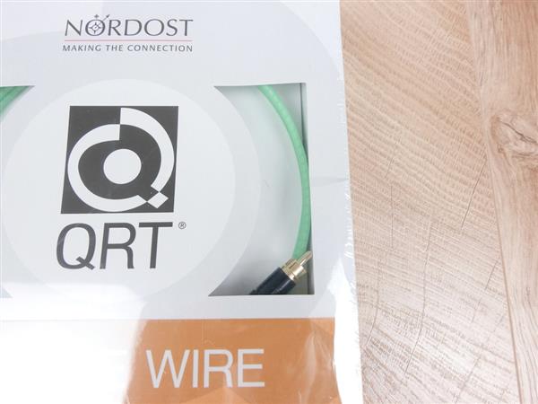 Grote foto qrt quantum qkore wire audio ground cable rca banana connector 2 0 metre by nordost new 3 available audio tv en foto algemeen