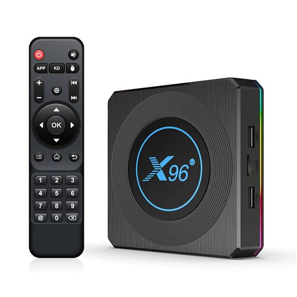 Grote foto x96 x4 tv box met 8k video codec 1000m 4 32 gb audio tv en foto algemeen