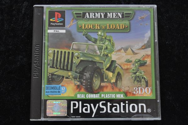 Grote foto army men lock n load playstation 1 ps1 spelcomputers games overige playstation games