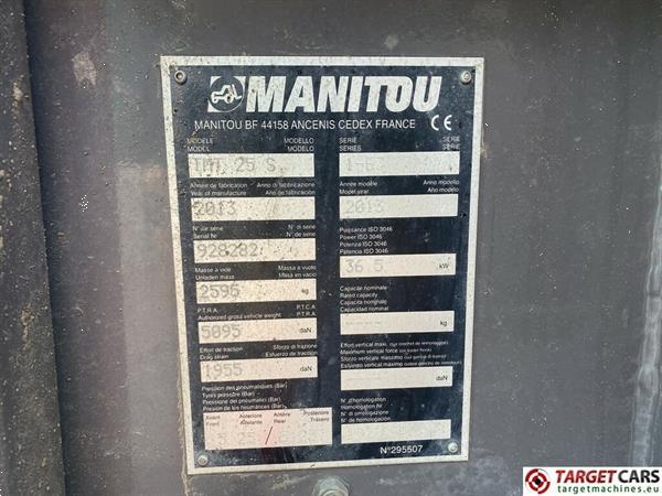 Grote foto manitou tmt25s truck mounted telescopic forklift 345cm 2500kg agrarisch heftrucks