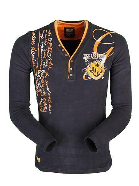 Grote foto wam denim longsleeves kleding heren t shirts