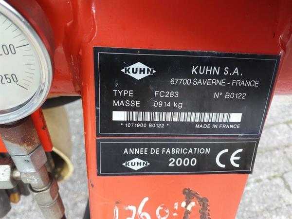 Grote foto kuhn fc 283 grasmaaier agrarisch maaiers