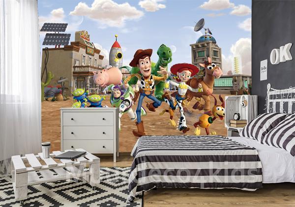 Grote foto toy story fotobehang posterbehang disney vlies kinderen en baby complete kinderkamers