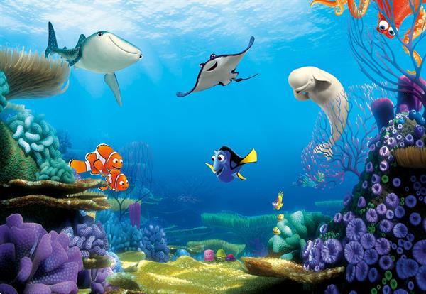 Grote foto finding dory nemo posterbehang vlies fotobehang kinderen en baby complete kinderkamers