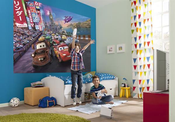 Grote foto cars fotobehang vliesbehang muurdeco4kids kinderen en baby complete kinderkamers