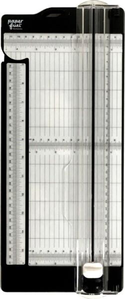 Grote foto paperfuel snijmachine papiersnijder met uitklapbare liniaal 30 5 x 11 4 cm zakelijke goederen kantoorartikelen