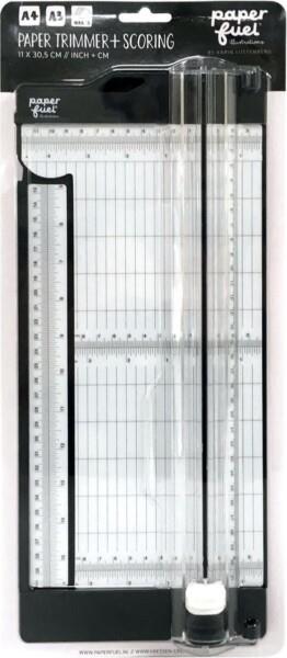 Grote foto paperfuel snijmachine papiersnijder met uitklapbare liniaal 30 5 x 11 4 cm zakelijke goederen kantoorartikelen