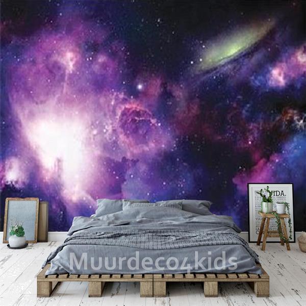 Grote foto fotobehang planeten ruimte behang muurdeco4kids huis en inrichting woningdecoratie