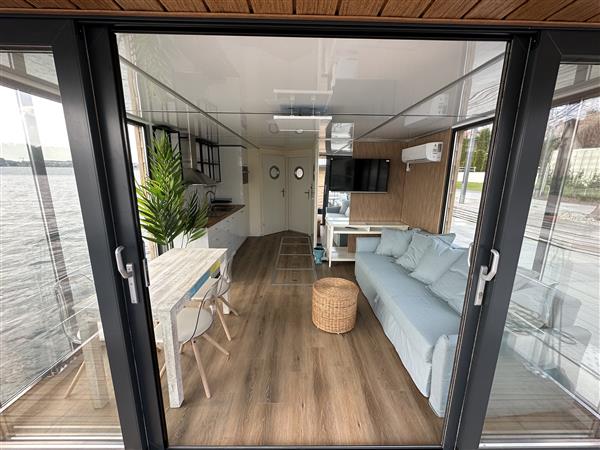 Grote foto woonboot catamaran waterhuis lakestar 1000 watersport en boten catamarans