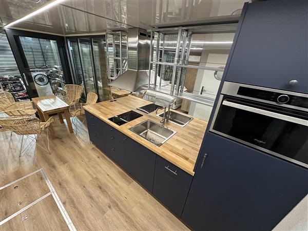 Grote foto woonboot catamaran waterhuis lakestar 1000 watersport en boten catamarans