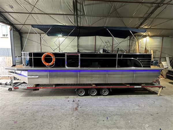 Grote foto aquarius deluxe bimini boot met verbrandingsmotor watersport en boten speedboten