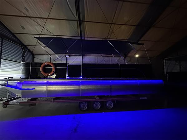 Grote foto aquarius deluxe bimini boot met verbrandingsmotor watersport en boten speedboten