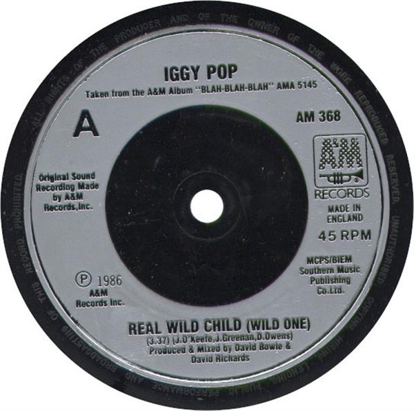 Grote foto iggy pop real wild child wild one muziek en instrumenten platen elpees singles