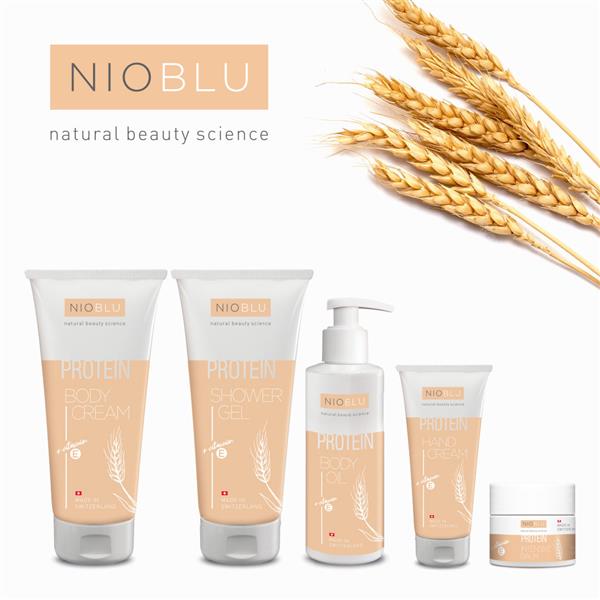 Grote foto nioblu protein shower gel beauty en gezondheid lichaamsverzorging