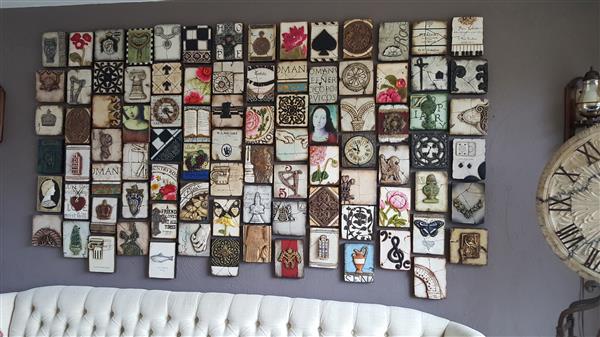 Grote foto disenyo wand decoratie tegels stijl sid dickens huis en inrichting woningdecoratie